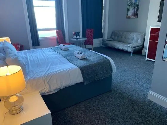 Standard Tek Büyük Yataklı Oda, Deniz Manzaralı (With Sofa)