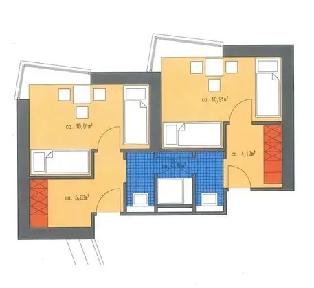 Ortak Ranzalı Oda, Karma Ranzalı Oda