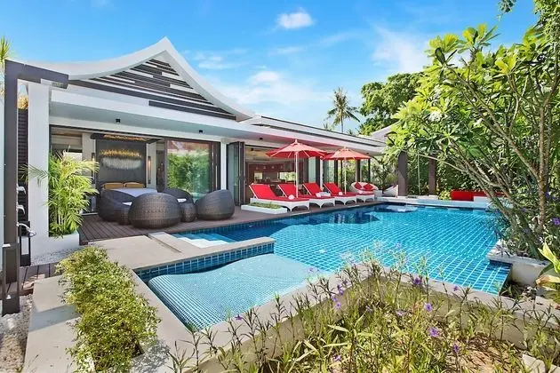 Honeymoon Villa, 5 Yatak Odası, Havuz Manzaralı
