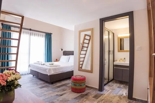Deluxe Dublex Oda, Bahçe Manzaralı, Fransız Balkonlu