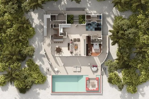 Three Bedroom Beach Retreat with Pool