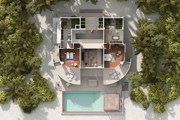 Three Bedroom Beach Retreat with Pool