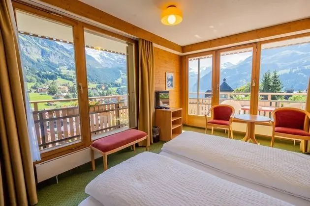 Panoramic Tek Büyük Yataklı Oda, Balkon, Dağ Manzaralı