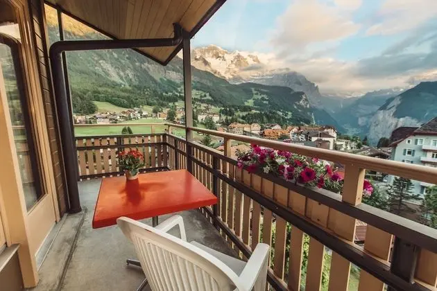 Panoramic Tek Büyük Yataklı Oda, Balkon, Dağ Manzaralı