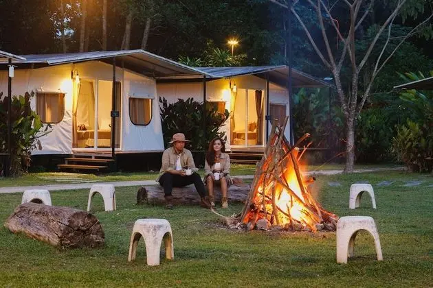 Marquee Tent with Shared bathroom