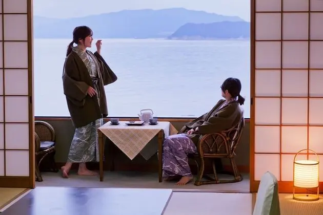 Deluxe Oda, Sigara İçilebilir, Okyanus Manzaralı (Japanese Style)