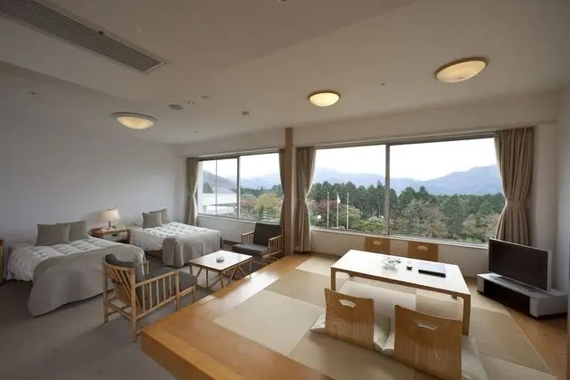 Comfort İki Ayrı Yataklı Oda, Sigara İçilmez, Bahçe Manzaralı (With Tatami Area)