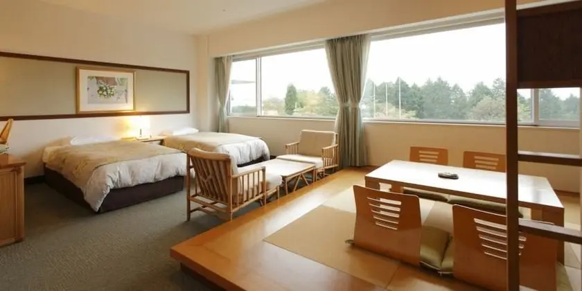 Comfort İki Ayrı Yataklı Oda, Sigara İçilmez, Bahçe Manzaralı (With Tatami Area)