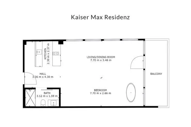 Executive Stüdyo Süit (Kaiser Max Residenz)