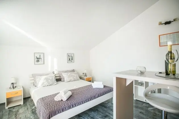 Comfort Stüdyo, 1 Büyük (Queen) Boy Yatak, Deniz Manzaralı (A1)