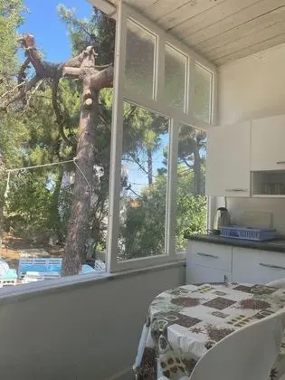 Ekonomik Üç Kişilik Oda, Deniz ve Bahçe Manzaralı, Giriş Katı