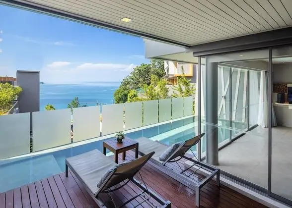 Dubleks, Kişiye Özel Havuzlu, Okyanus Manzaralı (Villa)