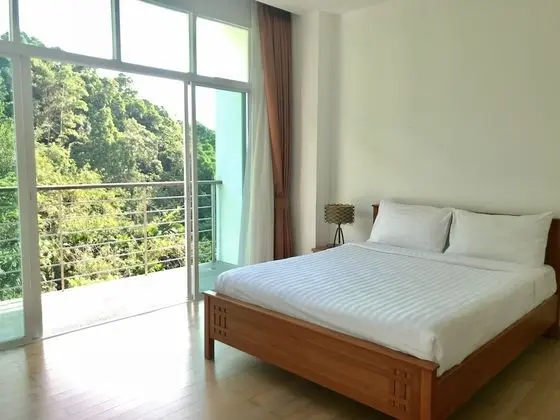Grand Daire, 1 Çift Kişilik Yatak, Küçük Mutfak, Kısmi Deniz Manzaralı