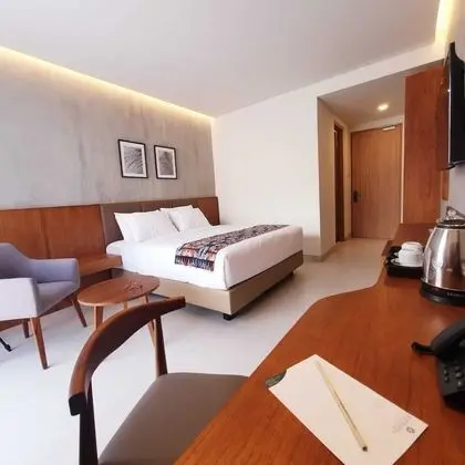 Deluxe Tek Büyük Yataklı Oda, Bahçe Manzaralı
