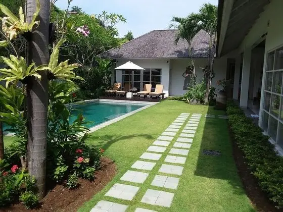 Deluxe Villa, 2 Yatak Odası, Kişiye Özel Havuzlu, Bahçe Manzaralı