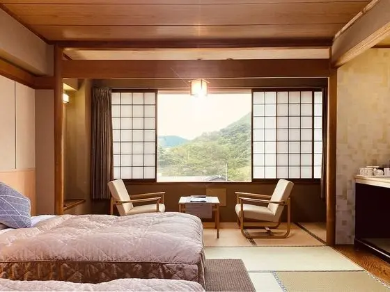 Traditional İki Ayrı Yataklı Oda, Sigara İçilmez (Japanese Style, 10 Tatami-mats)