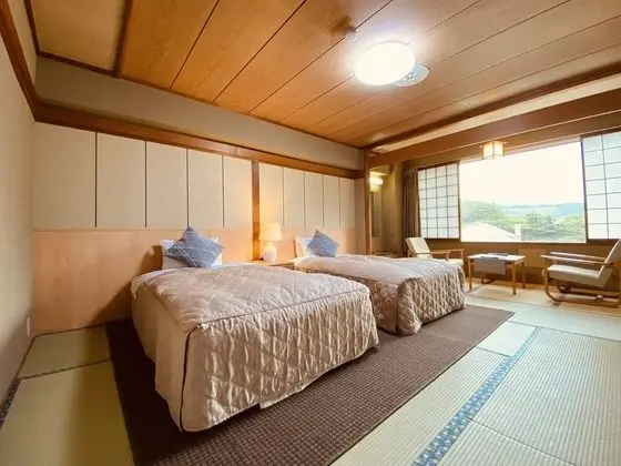 Traditional İki Ayrı Yataklı Oda, Sigara İçilmez (Japanese Style, 10 Tatami-mats)