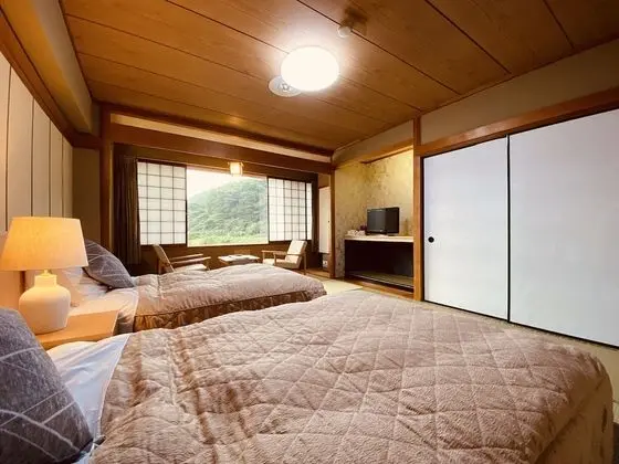 Traditional İki Ayrı Yataklı Oda, Sigara İçilmez (Japanese Style, 10 Tatami-mats)