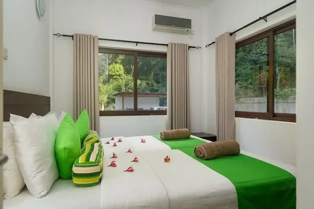 Standard Apart Daire, 2 Yatak Odası, Balkon, Bahçe Manzaralı (Ground Floor)