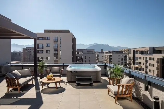 Çatı Katı Süiti (Penthouse), 2 Yatak Odası, Sıcak Su Havuzu