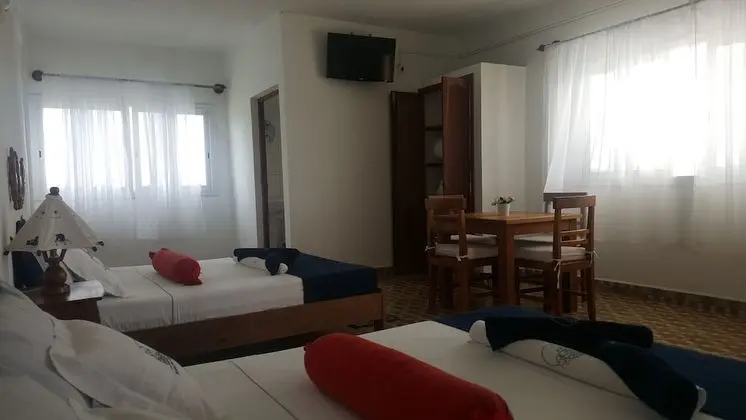 Family Oda, 2 Büyük (Queen) Boy Yatak, Kısmi Deniz Manzaralı