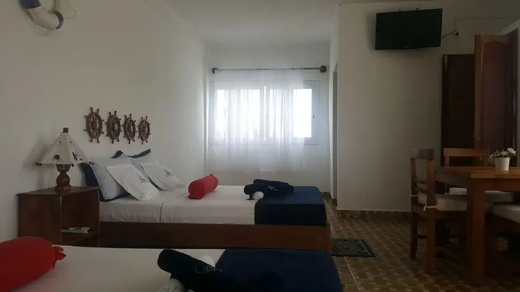 Family Oda, 2 Büyük (Queen) Boy Yatak, Kısmi Deniz Manzaralı