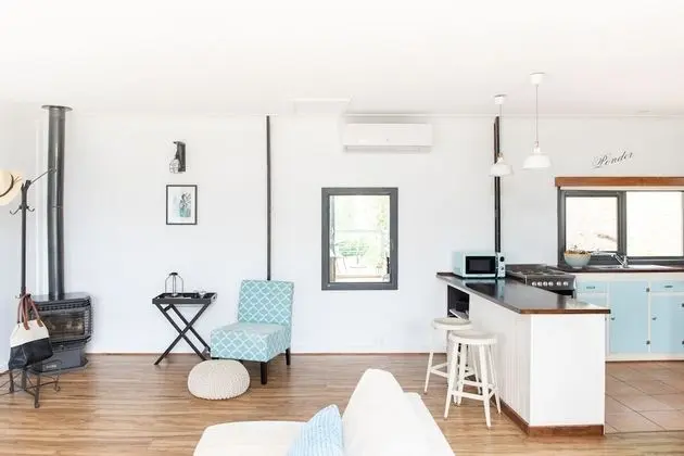 Luxury Kır Evi, 1 Yatak Odası, Teras, Üzüm Asması Manzaralı (Ponder Cottage)
