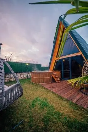 Jakuzili Bungalow , Bahçe Manzaralı, Mini Havuz