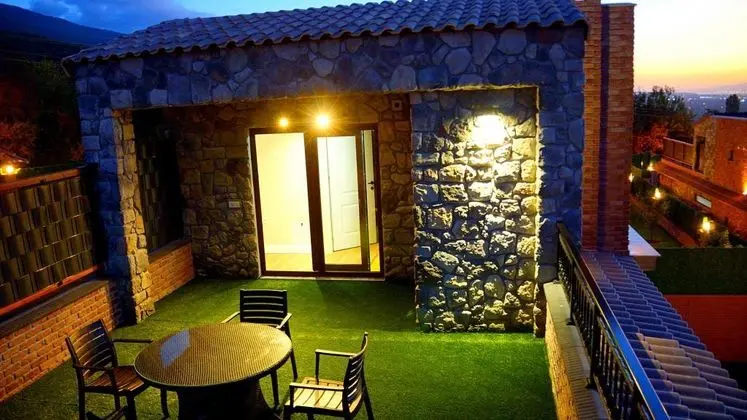Dublex Villa-İki Yatak Odalı, Bahçe Manzaralı, Isıtmalı Özel Havuzlu