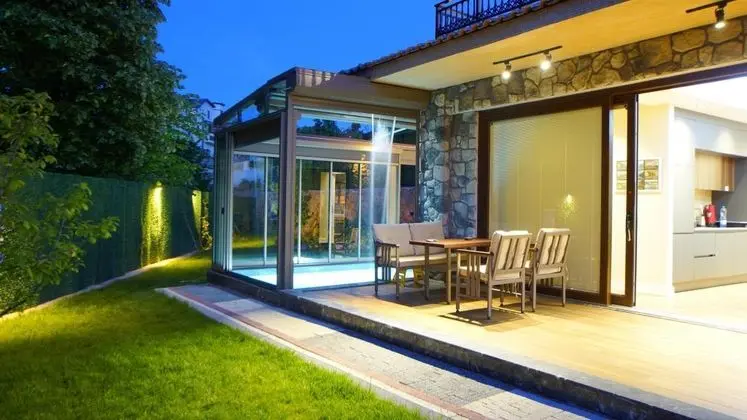 Kapanabilir Havuzlu Dublex Villa,    , Isıtmalı Özel Havuzlu