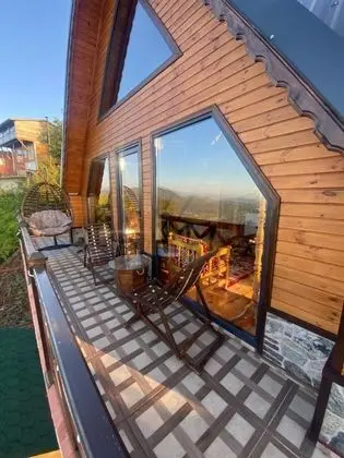 Bungalow, Deniz ve Doğa Manzaralı, Şömineli