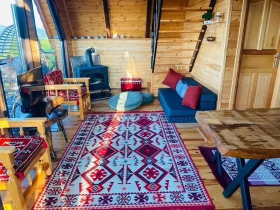 Bungalow, Deniz ve Doğa Manzaralı, Şömineli