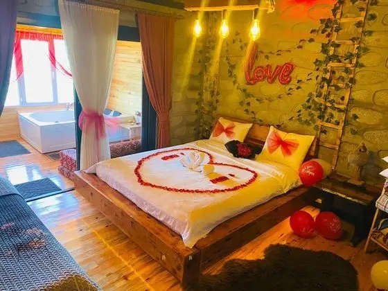 Jakuzili Dublex Villa, Deniz ve Doğa Manzaralı, Jakuzili (2 Kişilik)