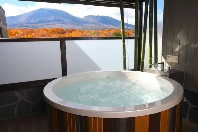Superior İki Ayrı Yataklı Oda, Dağ Manzaralı (Asama View with Open Air Bath)
