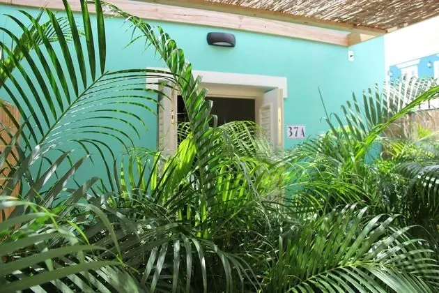 Flamingo Petite ground floor studio, with small terrace and shared plunge pool