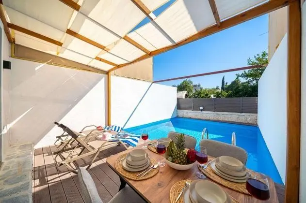 Dublex Villa 5 Kişilik, Dağ veya Havuz Manzaralı, Özel Havuzlu