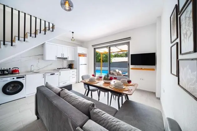 Dublex Villa 5 Kişilik, Dağ veya Havuz Manzaralı, Özel Havuzlu