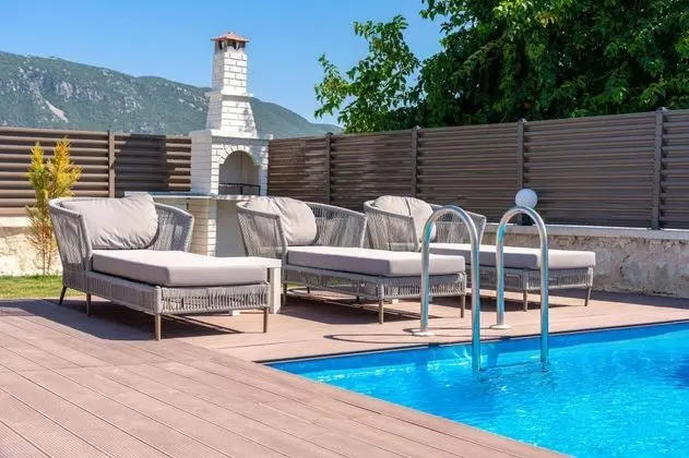 Dublex Villa-İki Yatak Odalı, Havuz ve Bahçe Manzaralı, Özel Havuzlu