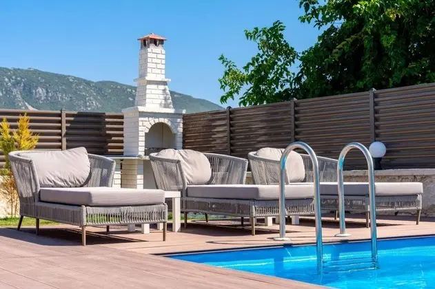 Dublex Villa-İki Yatak Odalı, Havuz ve Bahçe Manzaralı, Özel Havuzlu