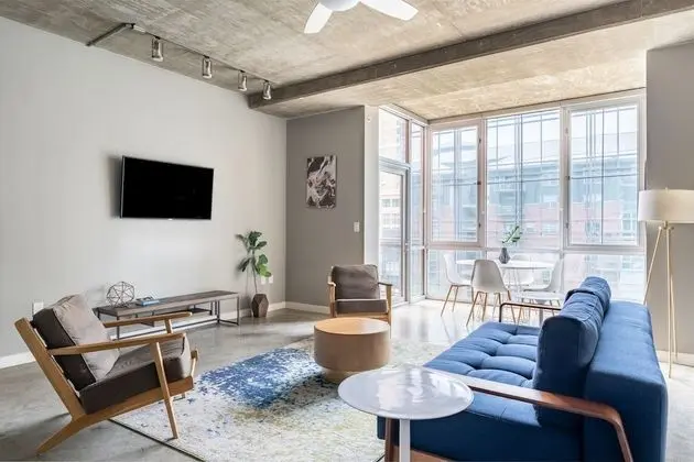 Deluxe Apart Daire, 1 Yatak Odası, Sigara İçilmez, Balkon (Self Check-in with Virtual Front Desk)