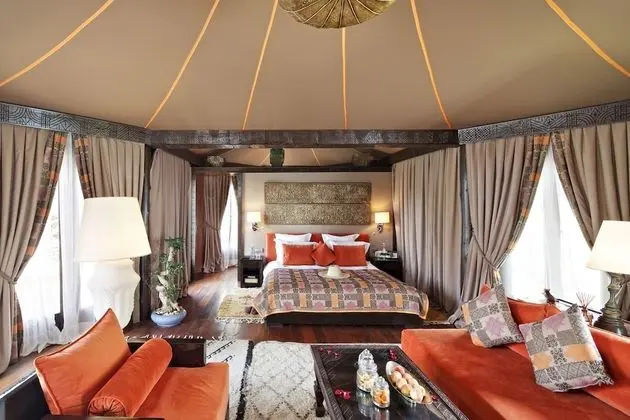 Süit, 1 Tek Kişilik Yatak, Jakuzi, Dağ Manzaralı (Berber Tented Suite with hot tub)