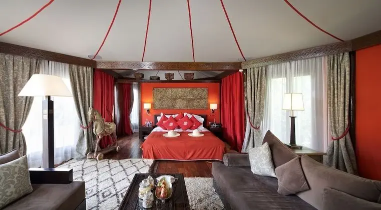 Süit, 1 Tek Kişilik Yatak, Jakuzi, Dağ Manzaralı (Berber Tented Suite with hot tub)