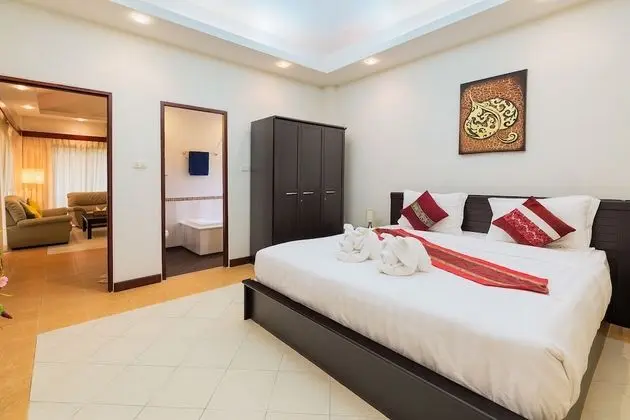 Deluxe Apart Daire, 1 En Büyük (King) Boy Yatak, Balkon, Havuz Kenarı