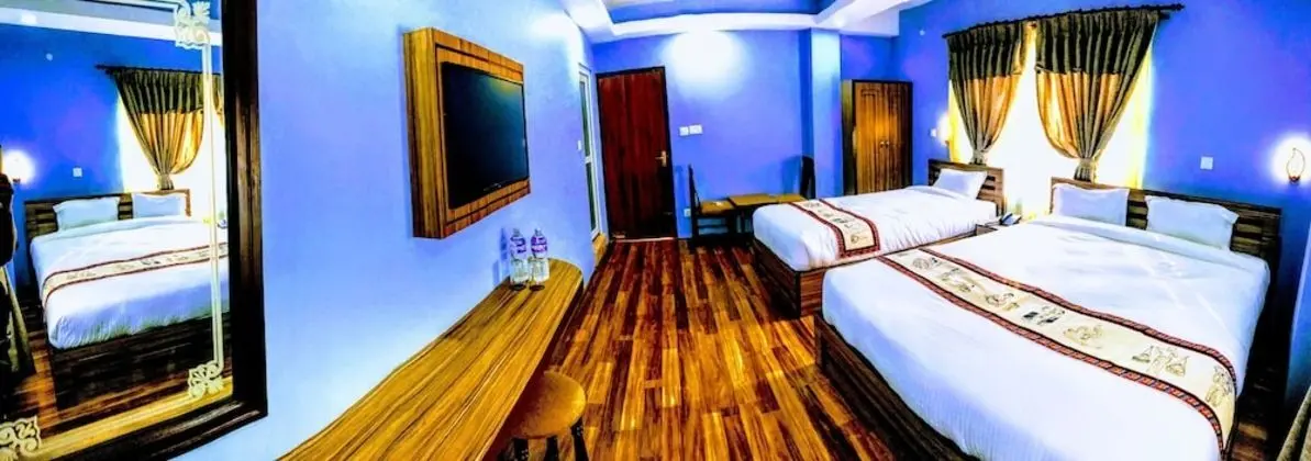 Deluxe Tek Büyük veya İki Ayrı Yataklı Oda, 2 Yatak Odası, Bahçe Manzaralı