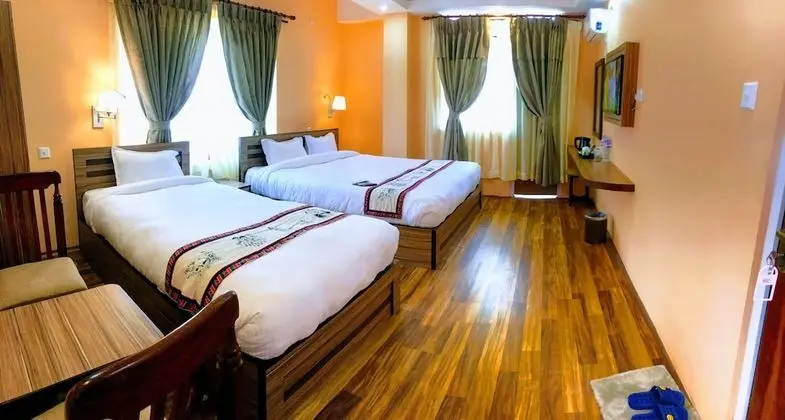 Deluxe Tek Büyük veya İki Ayrı Yataklı Oda, 2 Yatak Odası, Bahçe Manzaralı