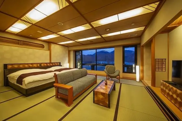 Suite Rakuga (with Open-Air Bath, Onsen Pass Included) Non-smoking