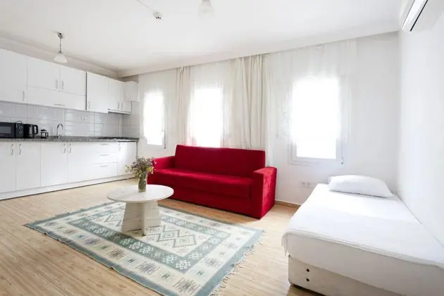 Bahçe manzaralı Balkonlu daire
