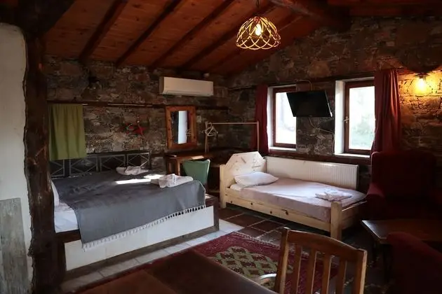 Deluxe Dağ Evi, 1 Yatak Odası, Şömine, Bahçe Manzaralı