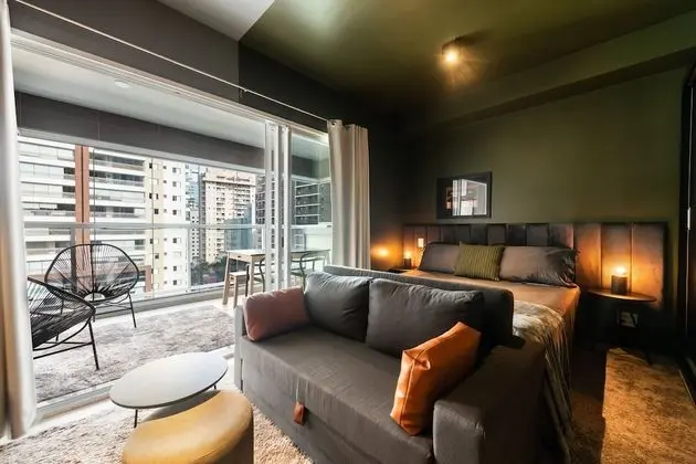 Business Stüdyo Süit, 1 Büyük (Queen) Boy Yatak, Mutfak, Şehir Manzaralı