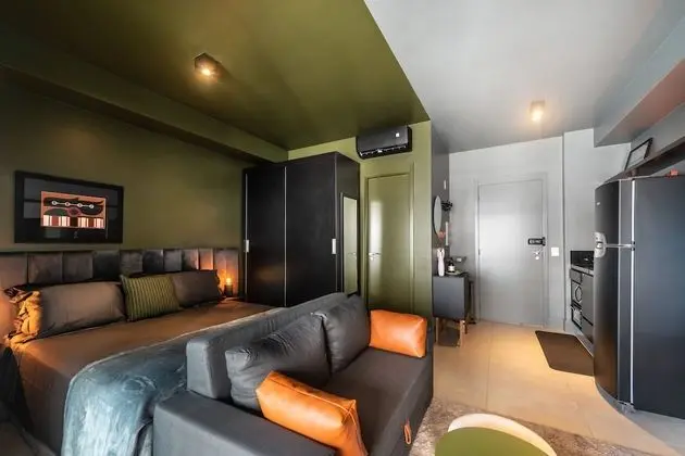 Business Stüdyo Süit, 1 Büyük (Queen) Boy Yatak, Mutfak, Şehir Manzaralı